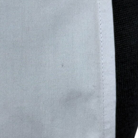 Jones New York 8 Non Iron Light Blue Sleeveless Button Front Blouse Career Top - Picture 5 of 8